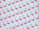 Wachstuch Flamingo hellblau Wachstuch Flamingo hellblau