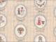 Wachstuch Kate Greenaway 2 - beige Wachstuch Kate Greenaway 2 - beige