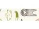 Washi Tape beasts green 15mm Washi Tape beasts green 15mm