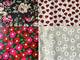 Wachstuch Restepaket 4 x Blumen Wachstuch Restepaket 4 x Blumen