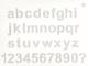 Schablone Alphabet klein Schablone Alphabet klein