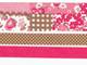 Washi Tape Collage red 3er Set 25mm+10mm