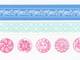 Washi Tape Button blue 3er Set 10+15+20mm Washi Tape Button blue 3er Set 10+15+20mm