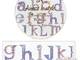 Washi Tape Moroccan Alphabet 28mm