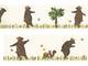 Washi Tape mt ex Kasaneru - Bear & Squirrel 30mm