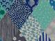 Wachstuch Echino Rhombus blue Wachstuch Echino Rhombus blue