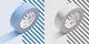 Washi Tape stripe 2er Set light blue/silver 15mm Washi Tape stripe 2er Set light blue/silver 15mm