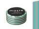 Washi Tape stripes green 15mm Washi Tape stripes green 15mm