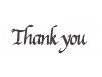 Stempel Thank you Stempel Thank you