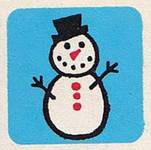 Stempel Schneemann Stempel Schneemann