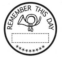 Stempel Remember this day Stempel Remember this day