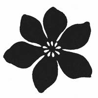 Stempel Blüte blau Stempel Blüte blau