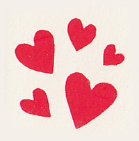 Stempel Herzen Stempel Herzen