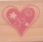 Stempel Blumen Herz Stempel Blumen Herz