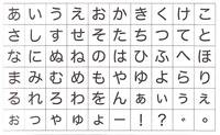 Mini Stempel Set Hiragana Mini Stempel Set Hiragana