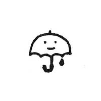 Ministempel Regenschirm Ministempel Regenschirm