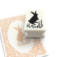 Silhouette Stamp Rabbit