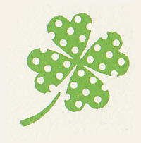 Stempel Kleeblatt Stempel Kleeblatt