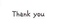 Stempel Thank you Stempel Thank you