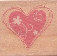 Stempel Blumen Herz Stempel Blumen Herz