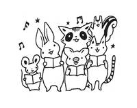 Stempel Musik Tiere Stempel Musik Tiere