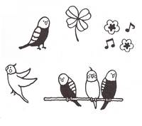 Stempelset Vogel Stempelset Vogel
