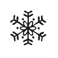 Stempel Eiskristall Stempel Eiskristall