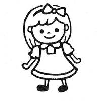 Stempel Mädchen Stempel Mädchen