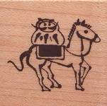 Stempel Daruma Pferd Stempel Daruma Pferd