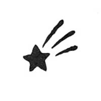 Ministempel Sternschnuppe Ministempel Sternschnuppe