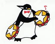 Stempel Musik Pinguin