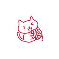 Ministempel Katze Ministempel Katze