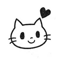 Ministempel Katze Ministempel Katze