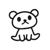 Ministempel Bär Ministempel Bär