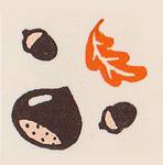 Stempel Eichel & Kastanie Stempel Eichel & Kastanie