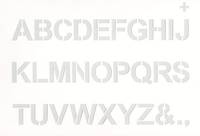 Schablone Alphabet groß Schablone Alphabet groß