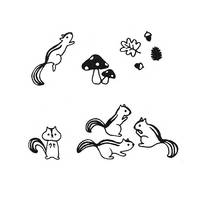 Stempelset Eichhörnchen Stempelset Eichhörnchen