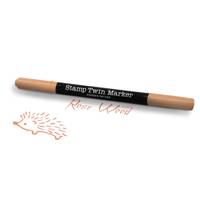 Stamp Twin Marker Rose Wood