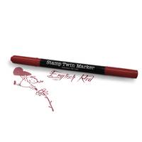 Stamp Twin Marker English Red Stamp Twin Marker English Red