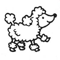 Stempel Pudel Stempel Pudel