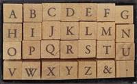 Mini Stempel Set Alphabet groß Mini Stempel Set Alphabet groß