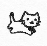 Ministempel Katze Ministempel Katze