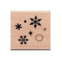 Stempel Schneeflocken Stempel Schneeflocken