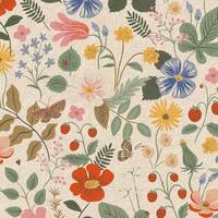 Cotton+Steel Strawberry Fields - Linen Unbleached Canvas Cotton+Steel Strawberry Fields - Linen Unbleached Canvas