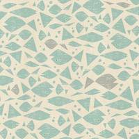Cotton+Steel Happy Fish Aqua Cotton+Steel Happy Fish Aqua