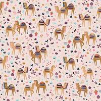 Cotton+Steel Camel Excursion - Blush Metallic Cotton+Steel Camel Excursion - Blush Metallic