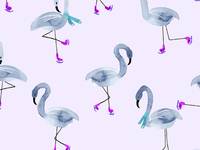 Cotton+Steel Freestyle Flamingo Frosty Pink