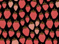 Cotton+Steel Under the Apple Tree - Queen of Berries After Midnight Canvas Cotton+Steel Under the Apple Tree - Queen of Berries After Midnight Canvas