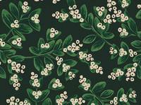 Cotton+Steel Holiday Classics - Mistletoe - Evergreen Canvas