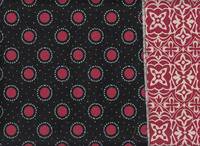 2 design pattern - Dot Flower red